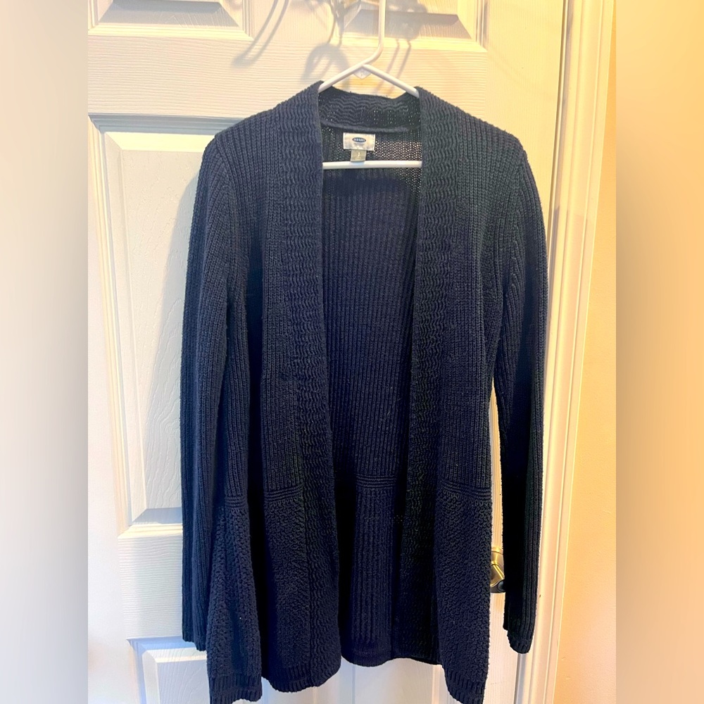 Navy Old Navy cardigan- size small/tall